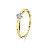 Inel din aur galben cu diamant R480-RO010124ADI-YW