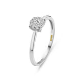 Inel din aur alb cu diamante cultivate în laborator R480-RR010309ADI-LG-W