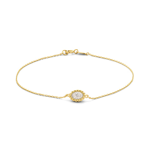 Bratara din aur galben 12B0023