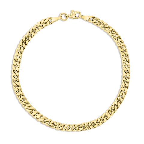 Bratara gourmet link din aur galben B122-VX3HOB10608-Y