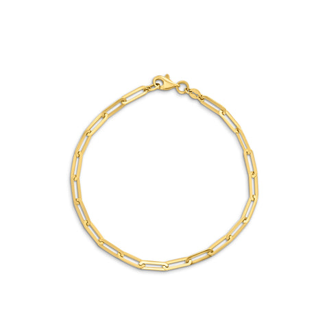 Brățară cu zale din aur galben B122-X3JB1416-Y