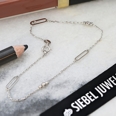 Bratara din aur alb B122-X5FOR6B8194-DC-W