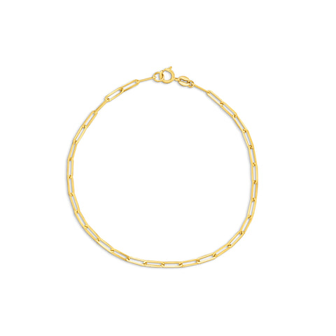 Brățară cu zale din aur galben B122-X5JB1322-Y