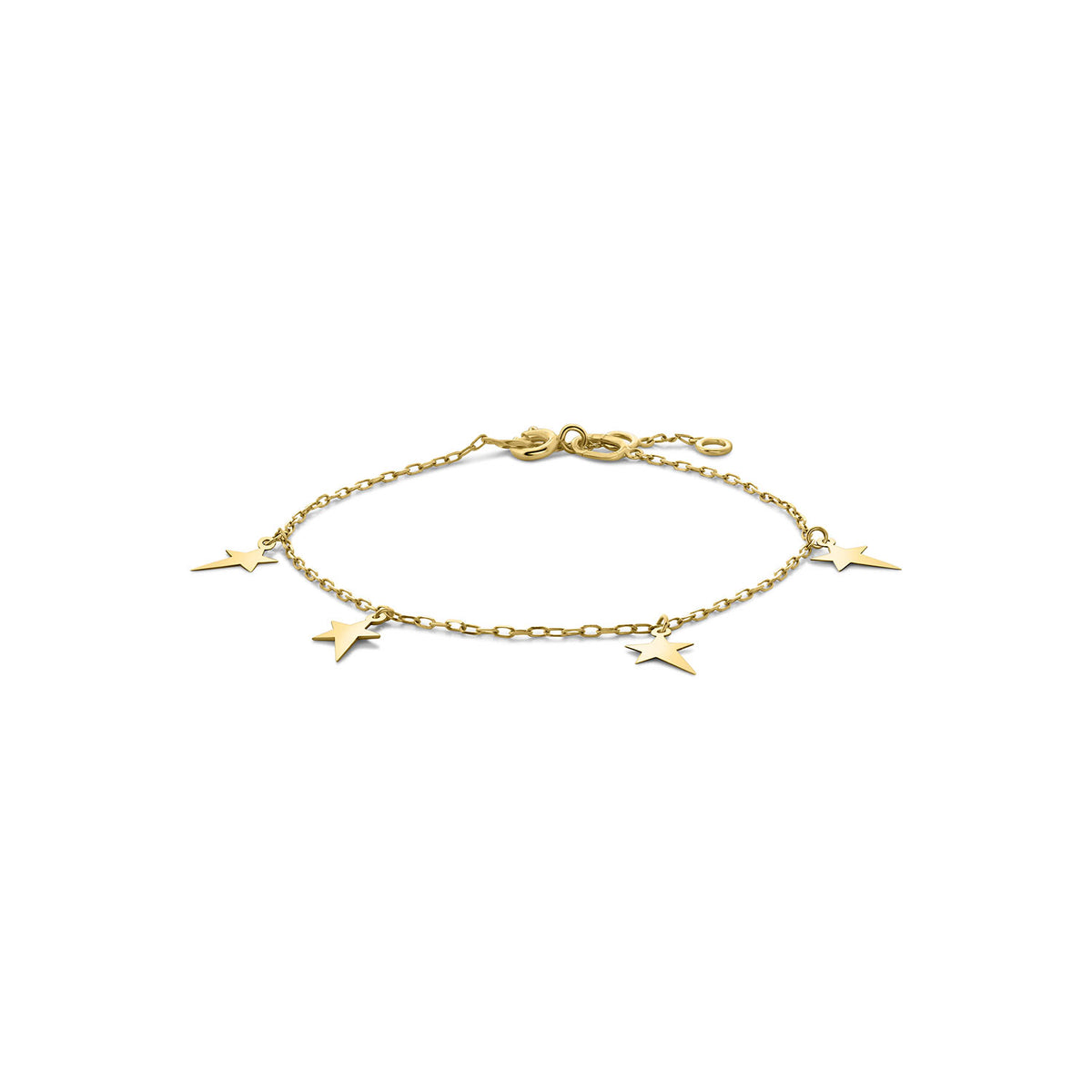 Bratara charm din aur galben stea B137-60327-Z-Y