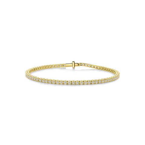 Bratara tenis din aur galben cu diamante cultivate in laborator B177-BRCH6635G-LG-Y