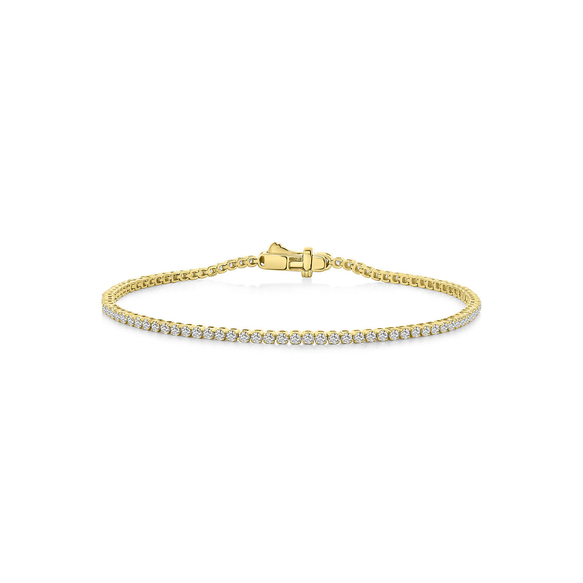 Bratara tenis din aur galben cu diamante cultivate in laborator B177-BRO21613G-LG-Y