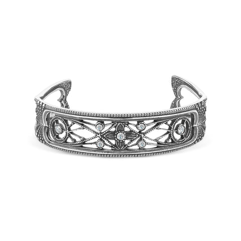 Bratara cu clema din argint