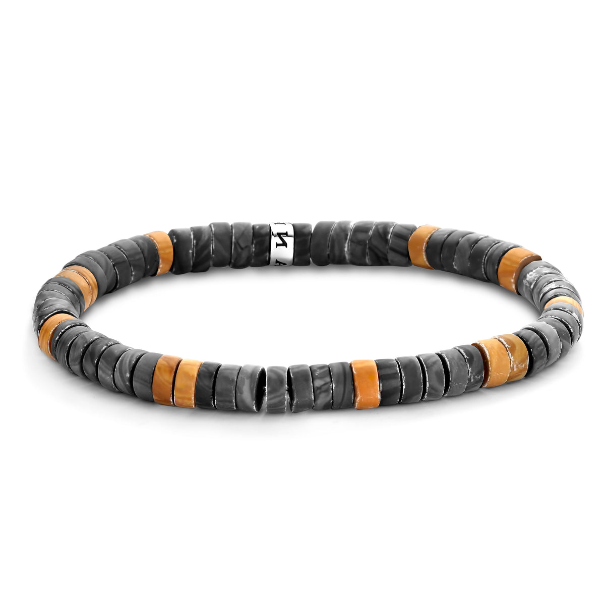 Bratara cu spectrolit si piatra naturala 7FB-0430