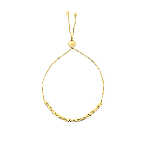 Bratara din aur galben cu margele B515-18U31-FOB0004-DC-Y