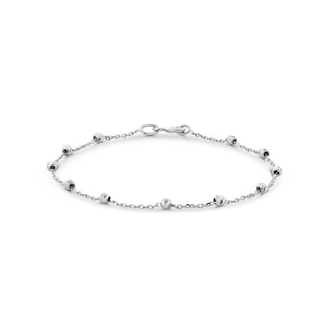 Bratara fantezie din aur alb B515-65U28-MSBCB0001-W