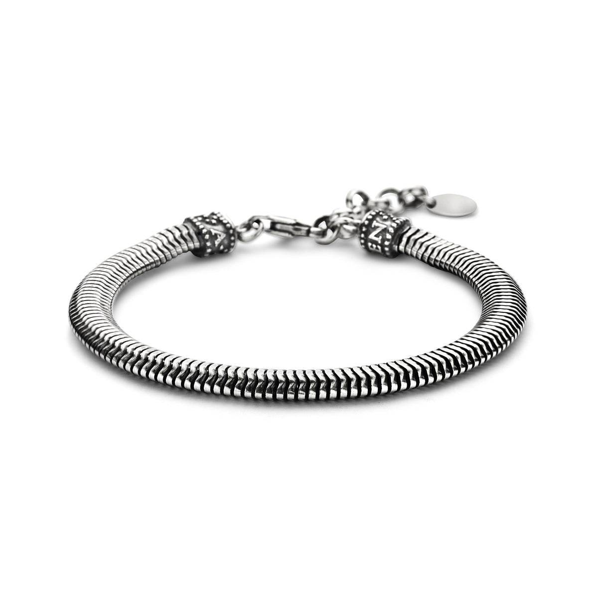 Bratara barbateasca din argint Sterling link BRUCA204