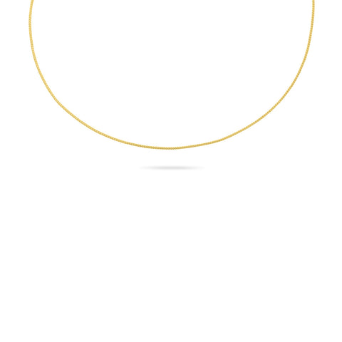 Colier cu zale din aur galben 1,1 mm