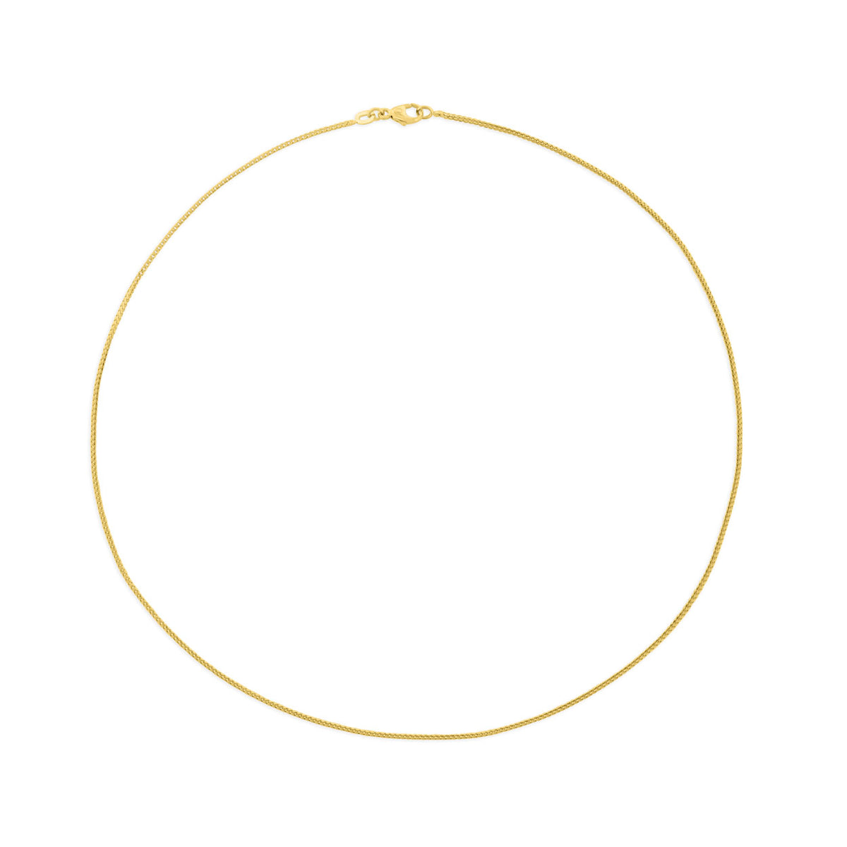 Colier cu zale din aur galben 1,1 mm