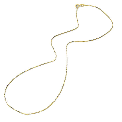 Lanț venețian din aur galben C094-BOX-45-0.8-Y