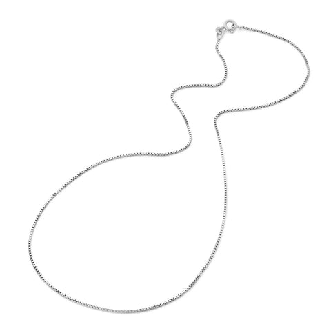 Lanț venețian din aur alb C094-BOX-45-0.9-W