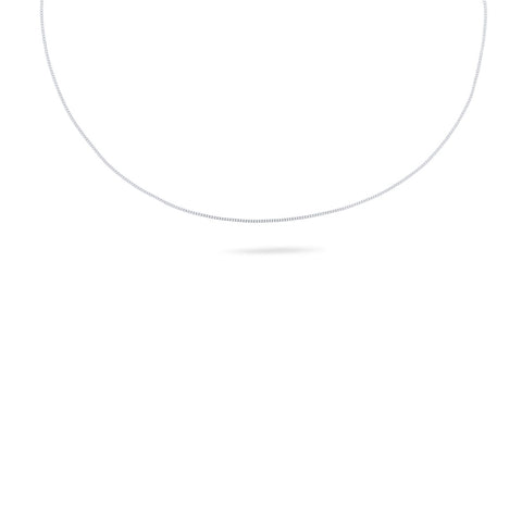 Lanț zale gourmet din aur alb C094-CURB-45-1.2-W