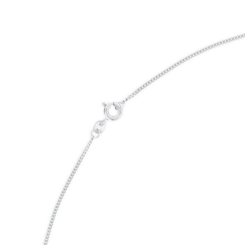 Lanț zale gourmet din aur alb C094-CURB-45-1.2-W