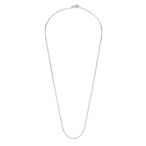 Colier cu șarpe din aur alb