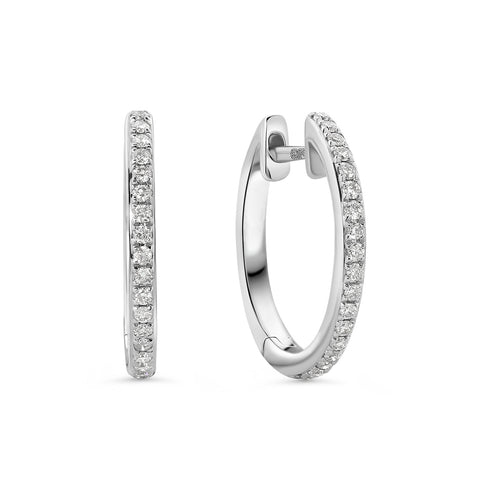 Cercei din aur alb cu diamante E092-36339E024-W