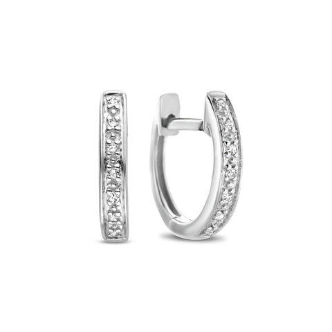 Cercei din aur alb cu diamant 4569E010