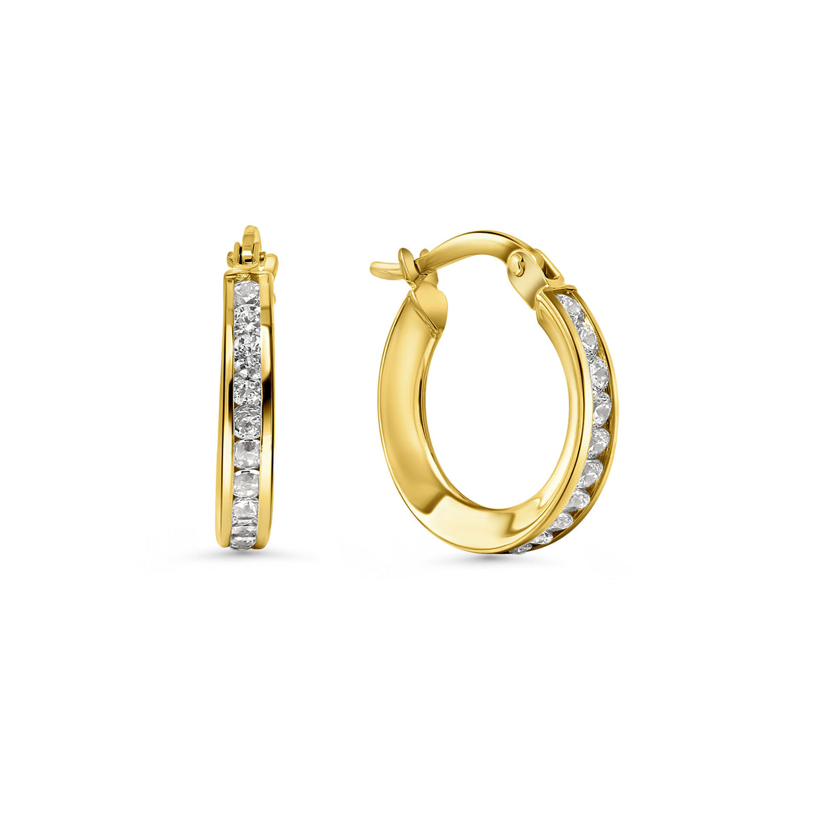 Cercei din aur galben E122-I2CTE0970-GCZ-Y