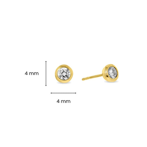 Cercei tip zirconiu 4mm I4CE5604-FCZ