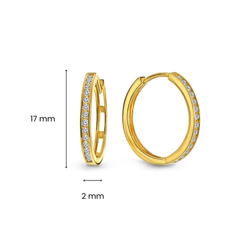 Cercei din aur galben VHCE5314-FCZ-Y