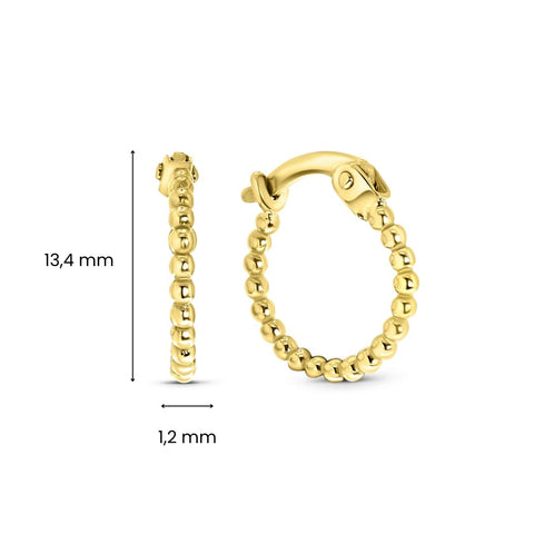 Cercei din aur galben X3E13081-Y