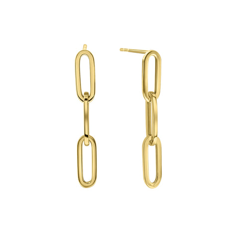 Cercei link din aur galben E122-X3HOE11990-Y