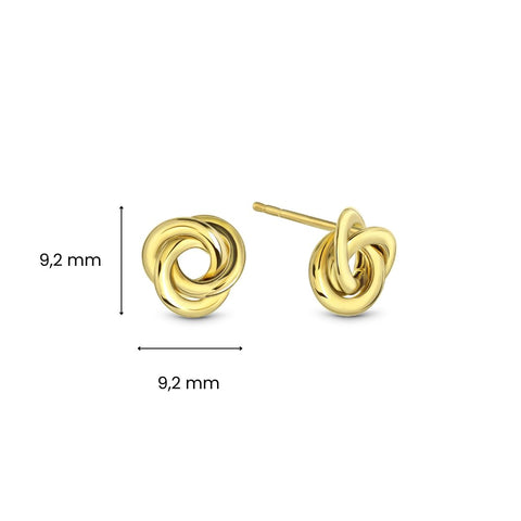 Cercei din aur galben X3NHOE9700-Y