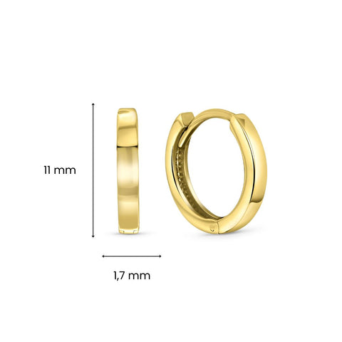 Cercei din aur galben X3NHUE1850-LP-Y