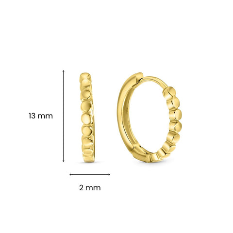 Cercei din aur galben X3NHUE1889-LP-Y