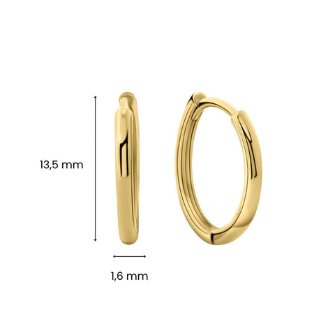 Cercei din aur galben E122-X3NHUE2131-Y