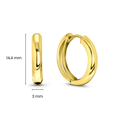 Cercei din aur galben X6SH2-40000-Y