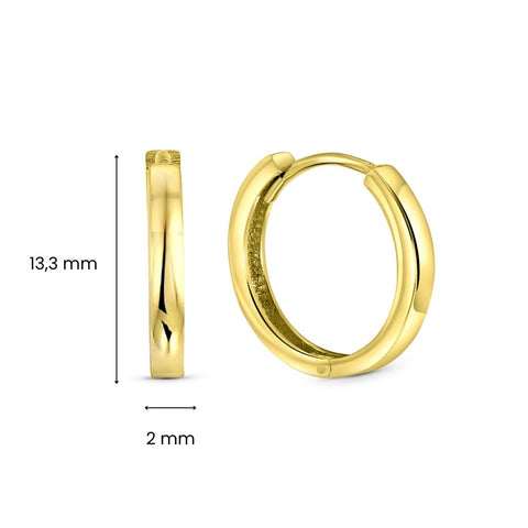 Cercei din aur galben XXNHUE1855-LP-Y