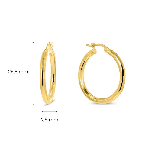 Cercei din aur galben XXTE00025-20-SL