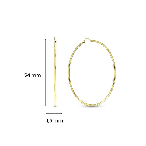 Cercei cerc din aur galben 01.2911.50.01