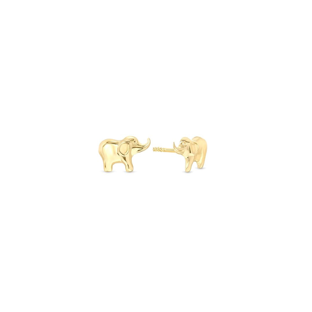 Cercei elefant din aur galben BN1572