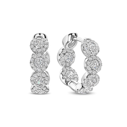 Cercei din argint cu zirconiu - 136A0755