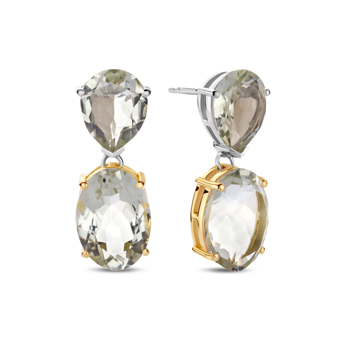 Cercei placati cu aur si ametist - 247A0090