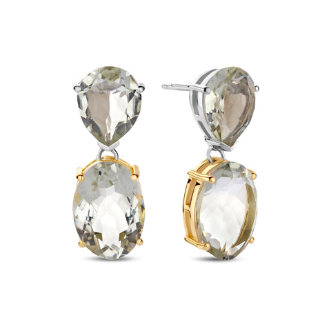 Cercei placati cu aur si ametist - 247A0090