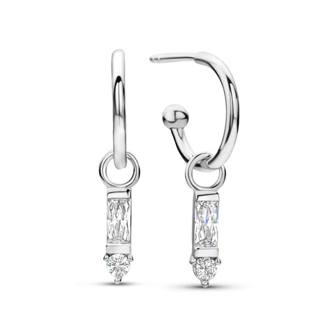 Cercei din argint sterling cu zirconiu TCS12008
