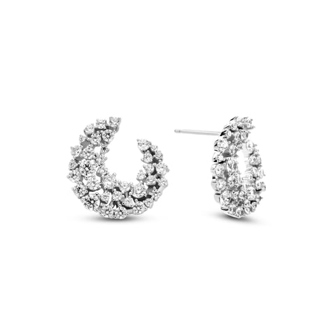 Cercei cu zirconiu din argint sterling E17807