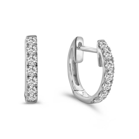 Cercei din aur alb cu diamante cultivate în laborator E480-EDF9546003-LG-W