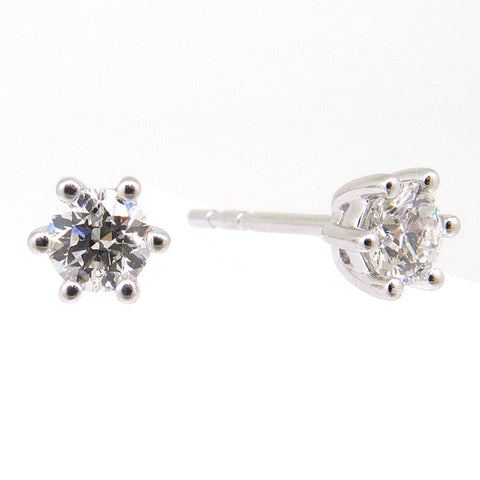 Cercei tip solitar cu diamante E480-ER230115ADI-025-W