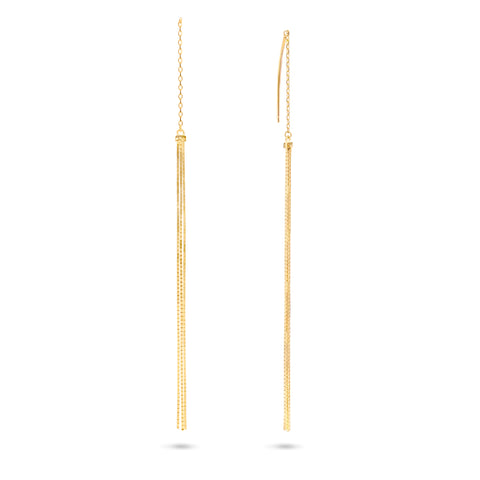 Cercei din aur galben E864