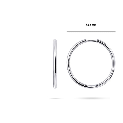 Cercei din argint 30 mm KCL230