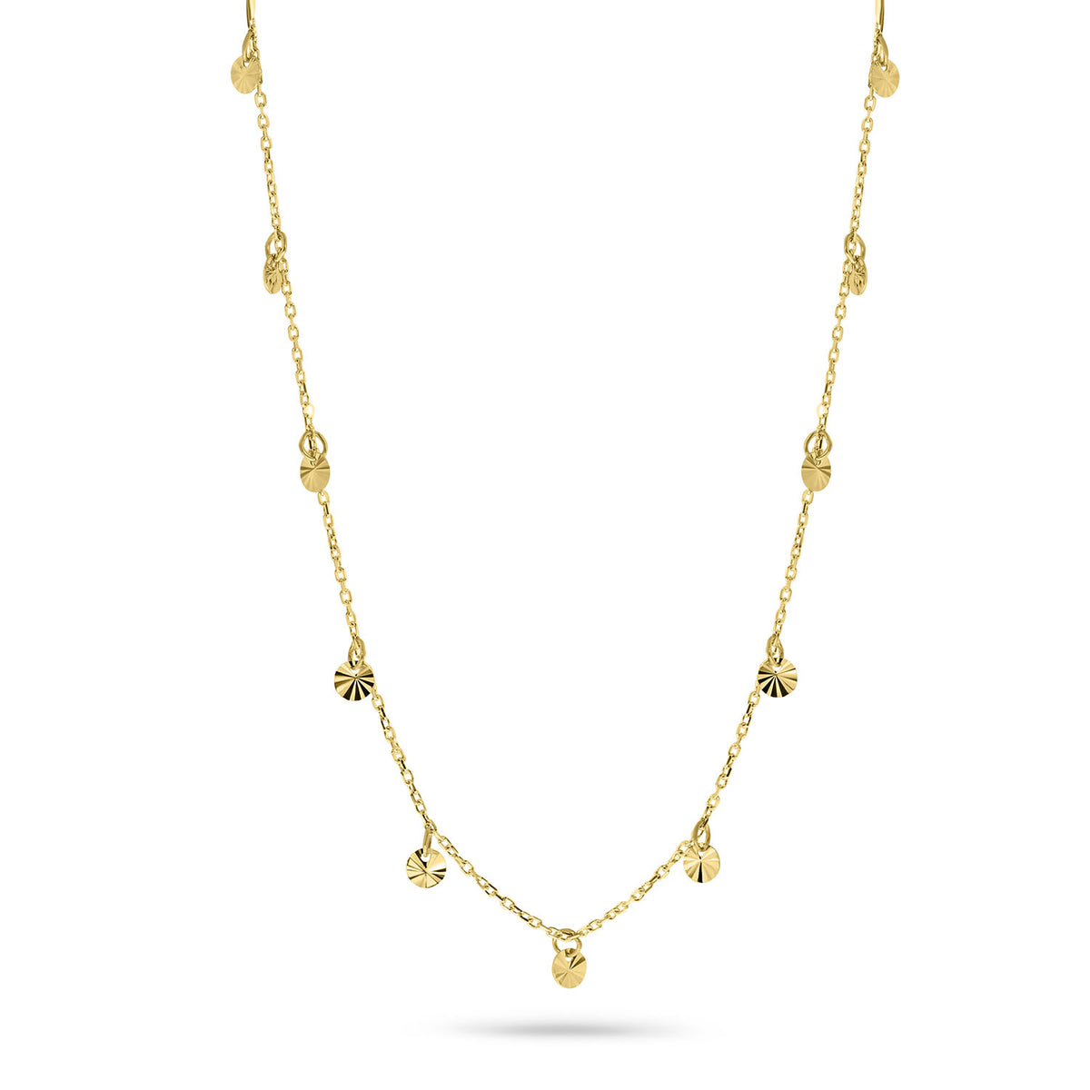 Colier din aur galben N122-VX5FOR12N0377-DC-Y