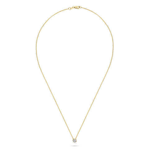 Colier solitar cu diamant 41586121