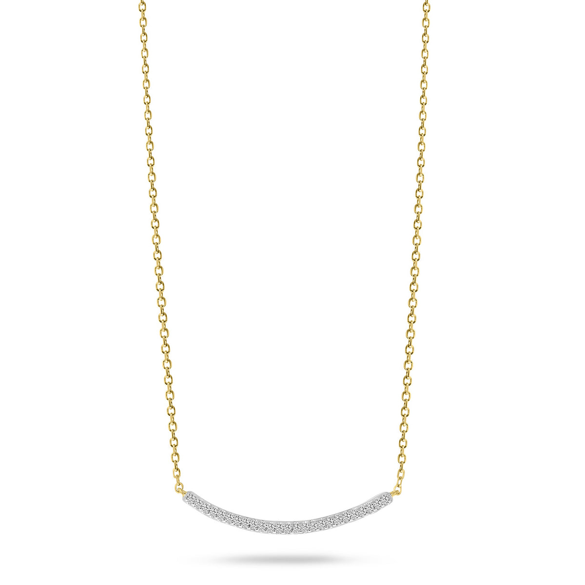 Colier din aur galben cu diamant N138-PD26319-Y